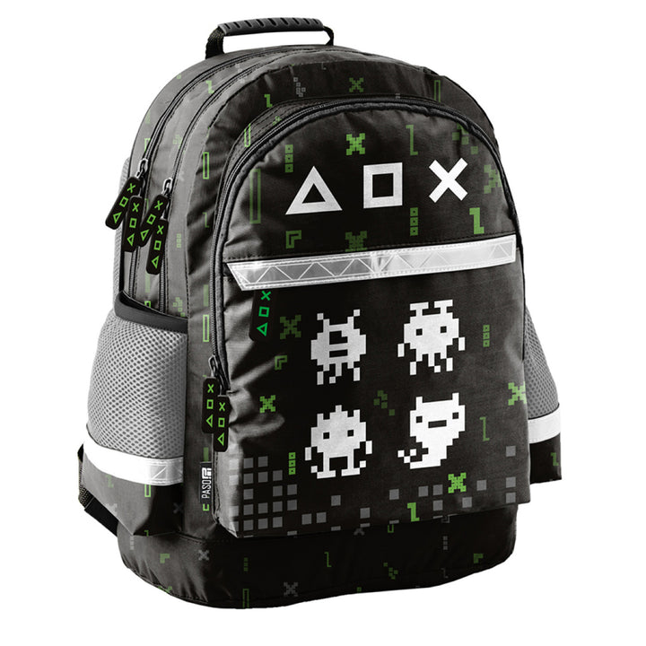 Mochila escolar Gaming Paso PP23GE-116 de dimensiones 42x29x16 cm