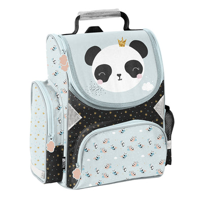 Paso PP23PQ-525 School Backpack Panda Kids Pocket Zipper