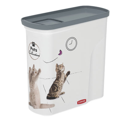 Curver Petlife 2L Pet Aliments Storage Conteneur Chien Boîte de nourriture pour chats avec couvercle