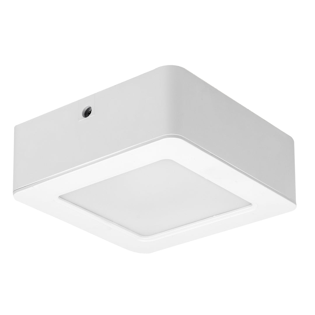 Maclean MCE378 S Adaptateur pour montage en saillie, pour panneau LED 9W, carré, 120*120*38mm,