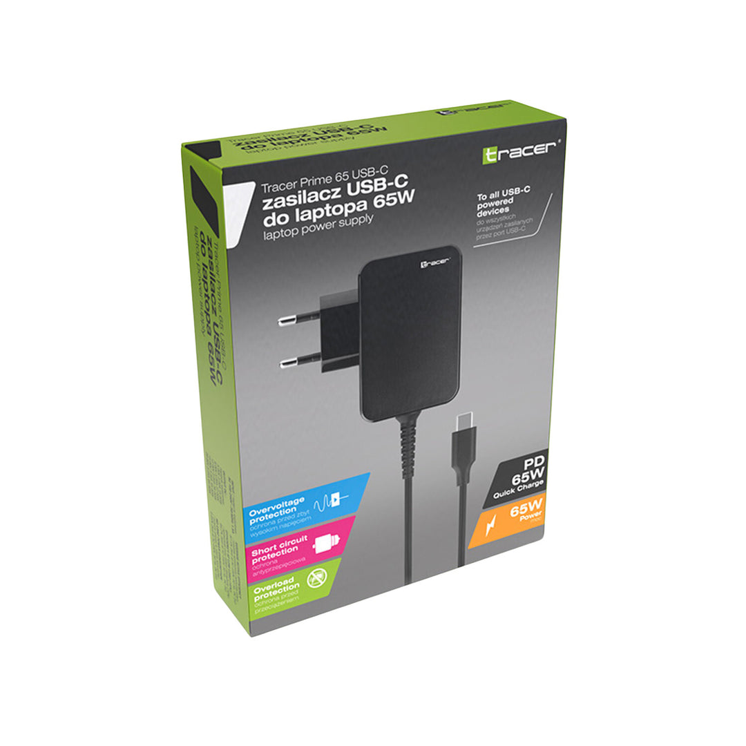 TRACER Prime 65W USB-C Notebook Power Adapter TRAAKN47201