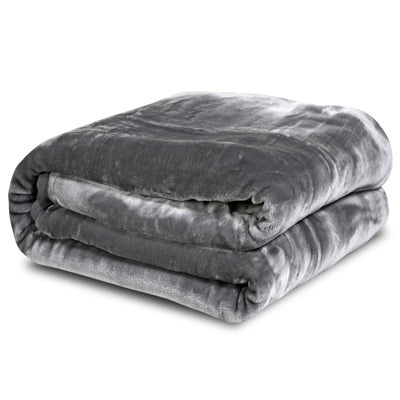 Medicline Thick Acrylic Blanket Antiallergique Matière: acrylique 100%, Poids: 570 g/m2 Couverture lisse (160 x 200 cm, Gray)