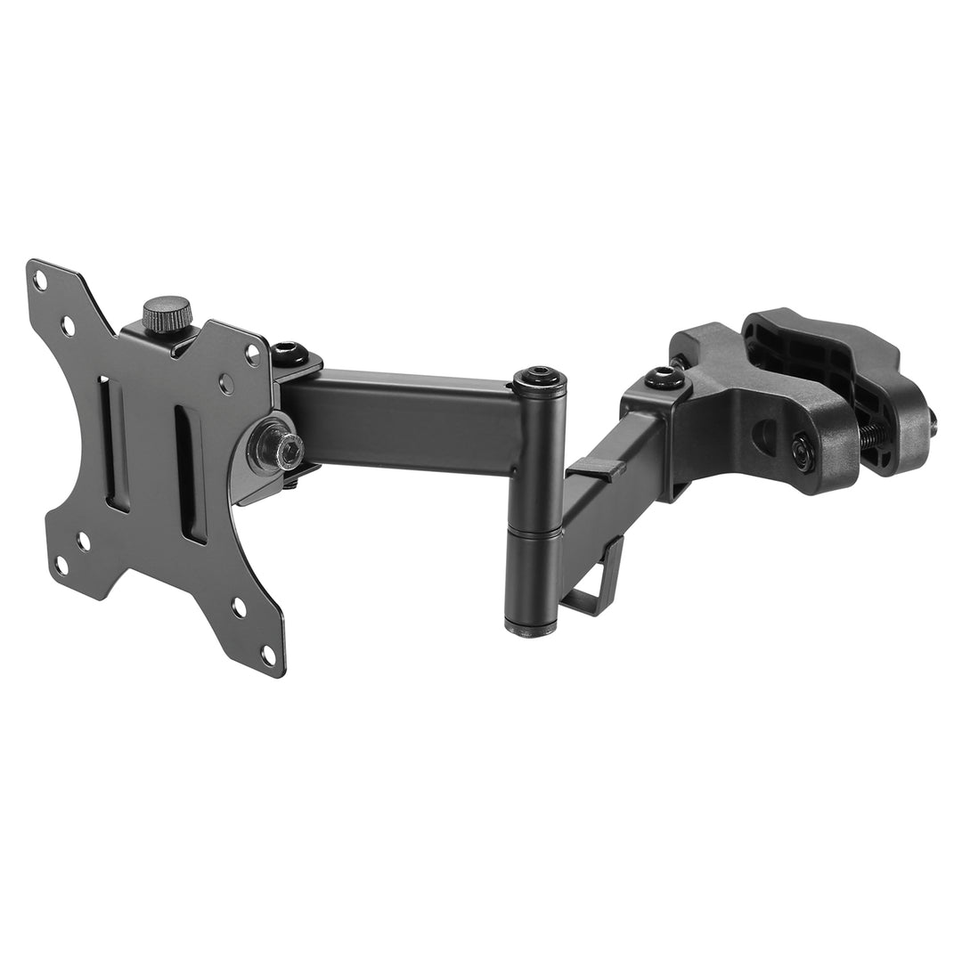 Maclean MC-984 LED LCD Monitor Arm Bracket for Pole Mounting 8kg 28-60mm Extendable Folding 17-32'' 8kg Holder Mount Tilting Rotating