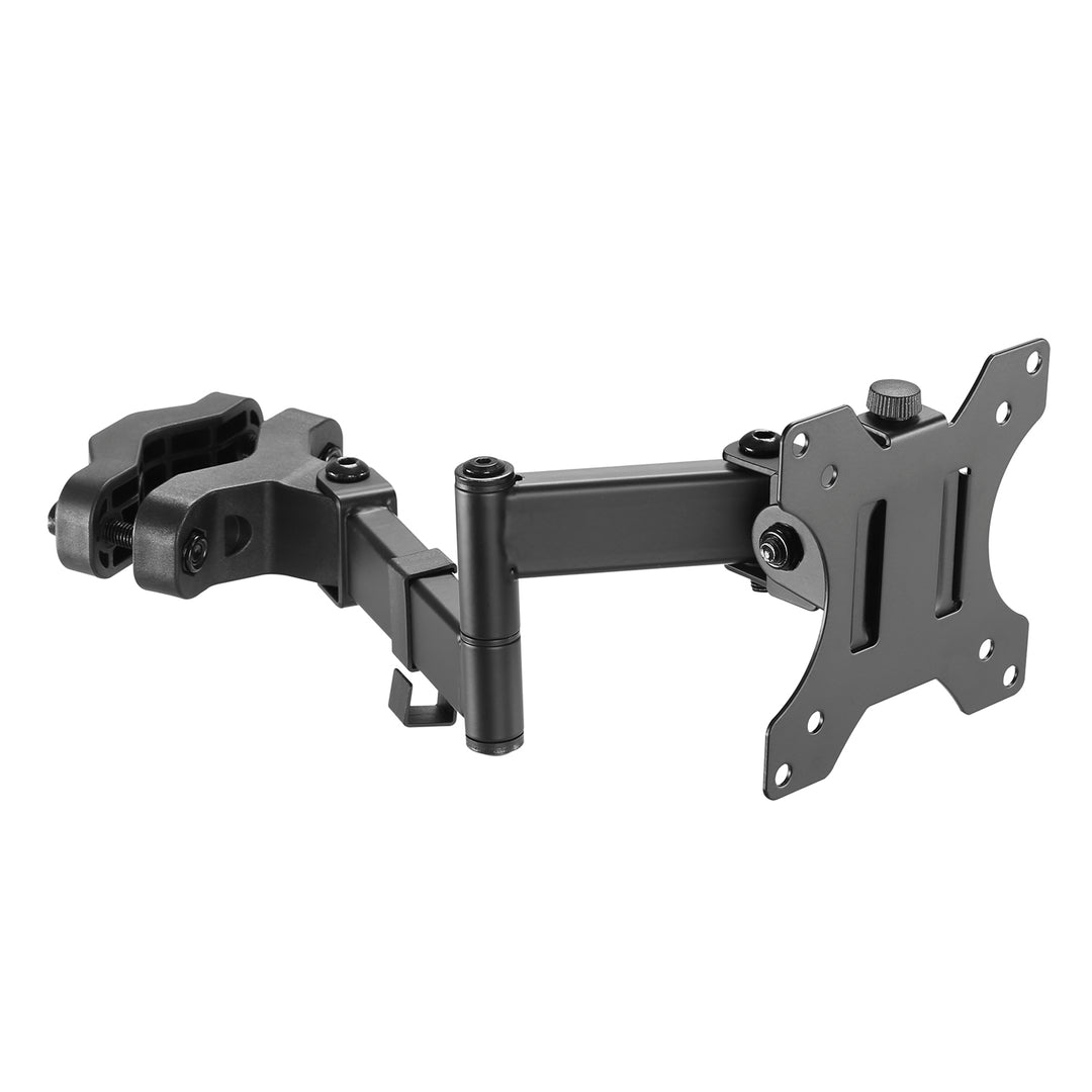 Maclean MC-984 LED LCD Monitor Arm Bracket for Pole Mounting 8kg 28-60mm Extendable Folding 17-32'' 8kg Holder Mount Tilting Rotating