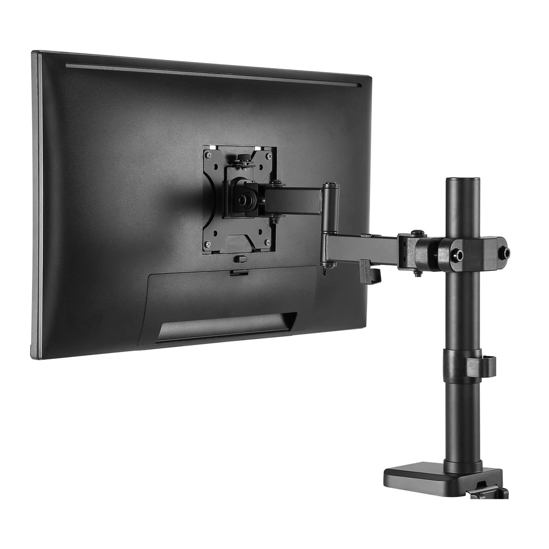 Maclean MC-984 LED LCD Monitor Arm Bracket for Pole Mounting 8kg 28-60mm Extendable Folding 17-32'' 8kg Holder Mount Tilting Rotating