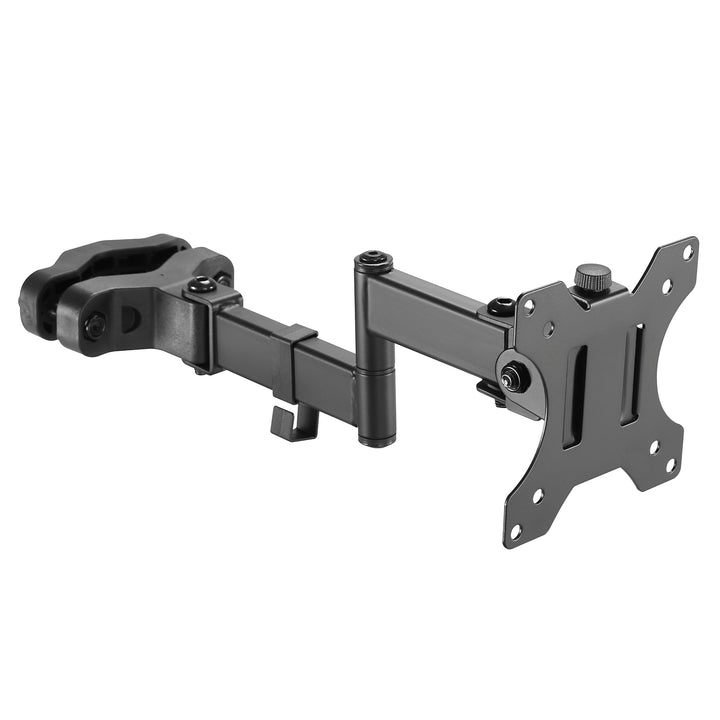 Maclean MC-984 LED LCD Monitor Arm Bracket for Pole Mounting 8kg 28-60mm Extendable Folding 17-32'' 8kg Holder Mount Tilting Rotating