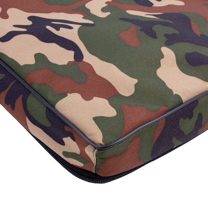 Mestizo Vigo Dog Mattress Dog Bed Dog Mat Dog Mattress Non-Slip Underlay Waterproof Cordura Polyester Fabric (80 x 60 x 5 cm, Camouflage Pattern/Black)