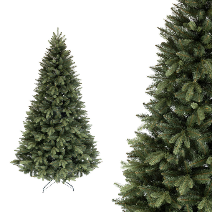 Novatom SSGPE150 Künstlicher Weihnachtsbaum Fichte mit PE-Zweigen, 150 cm