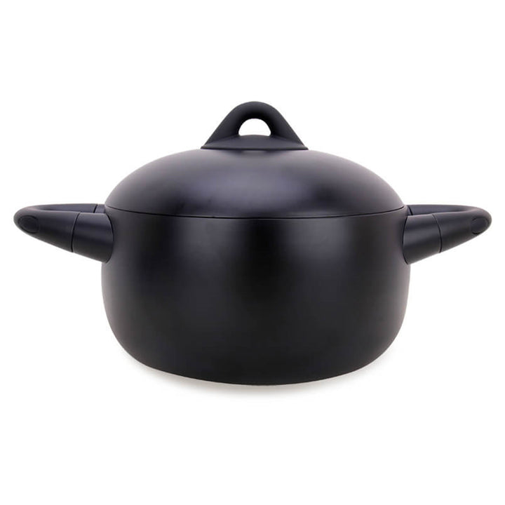 Cooking Pot with Lid, Robust Cast Aluminum, Ergonomic Design, Internal Non-stick Coating, Induction Bottom (diameter - Ø 18 cm)