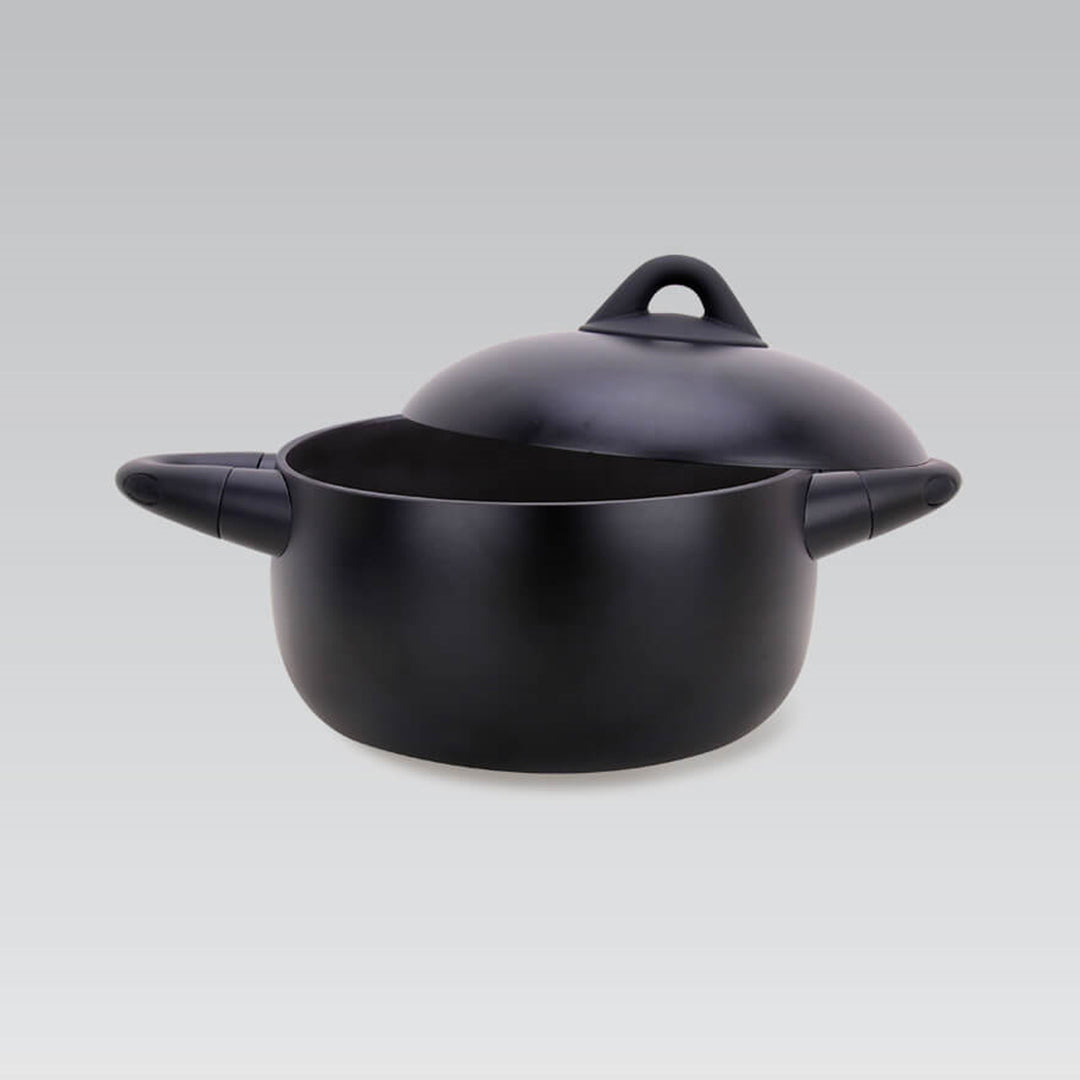 Cooking Pot with Lid, Robust Cast Aluminum, Ergonomic Design, Internal Non-stick Coating, Induction Bottom (diameter - Ø 20 cm)