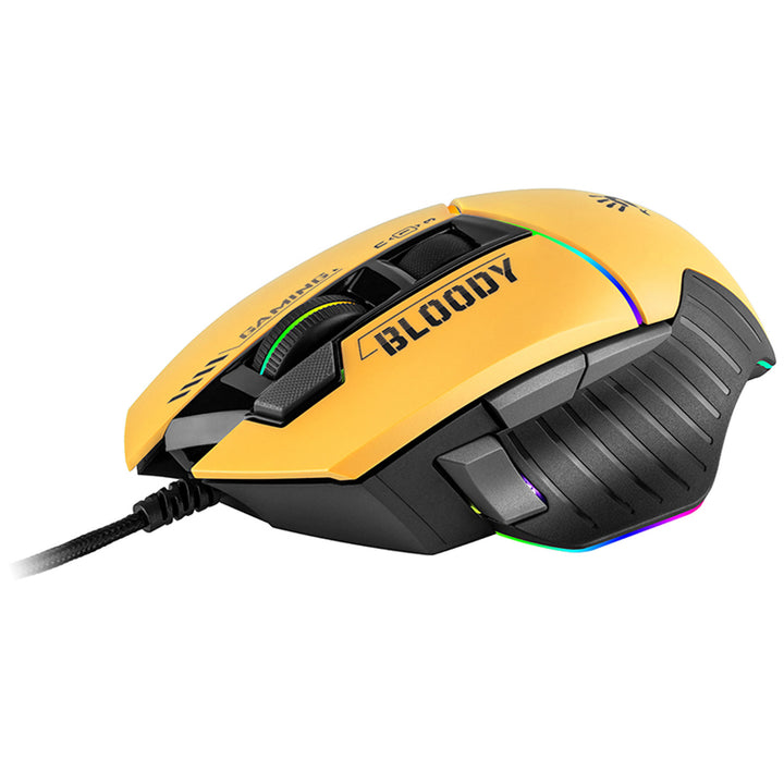 A4TECH BLOODY W95Max Gaming-Maus USB Sport Limette A4TMYS47259