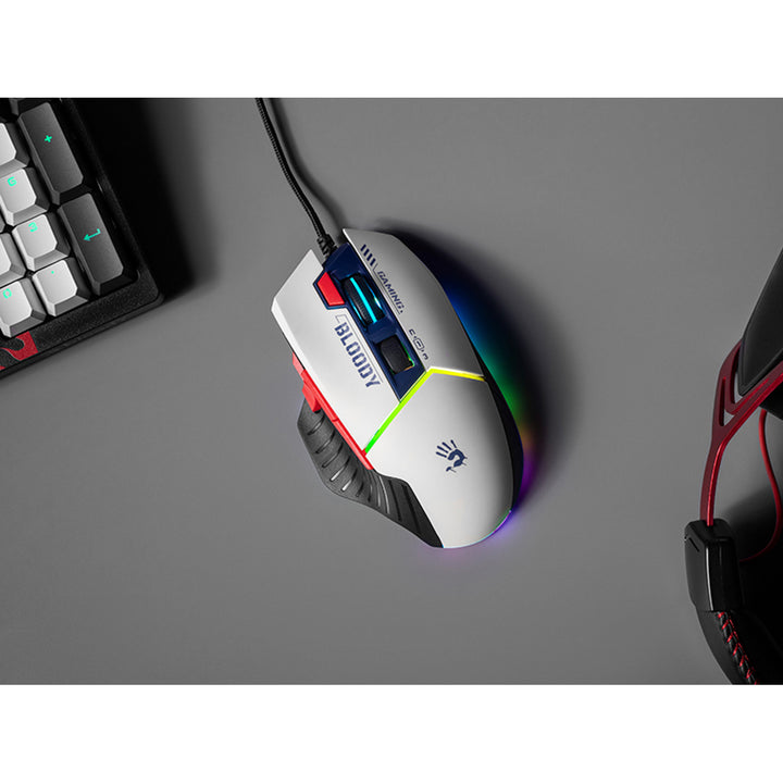 A4TECH BLOODY W95Max USB Bloody Gaming Mouse RGB Red Adjustable DPI Game 100 - 12000 DPI 10 Buttons