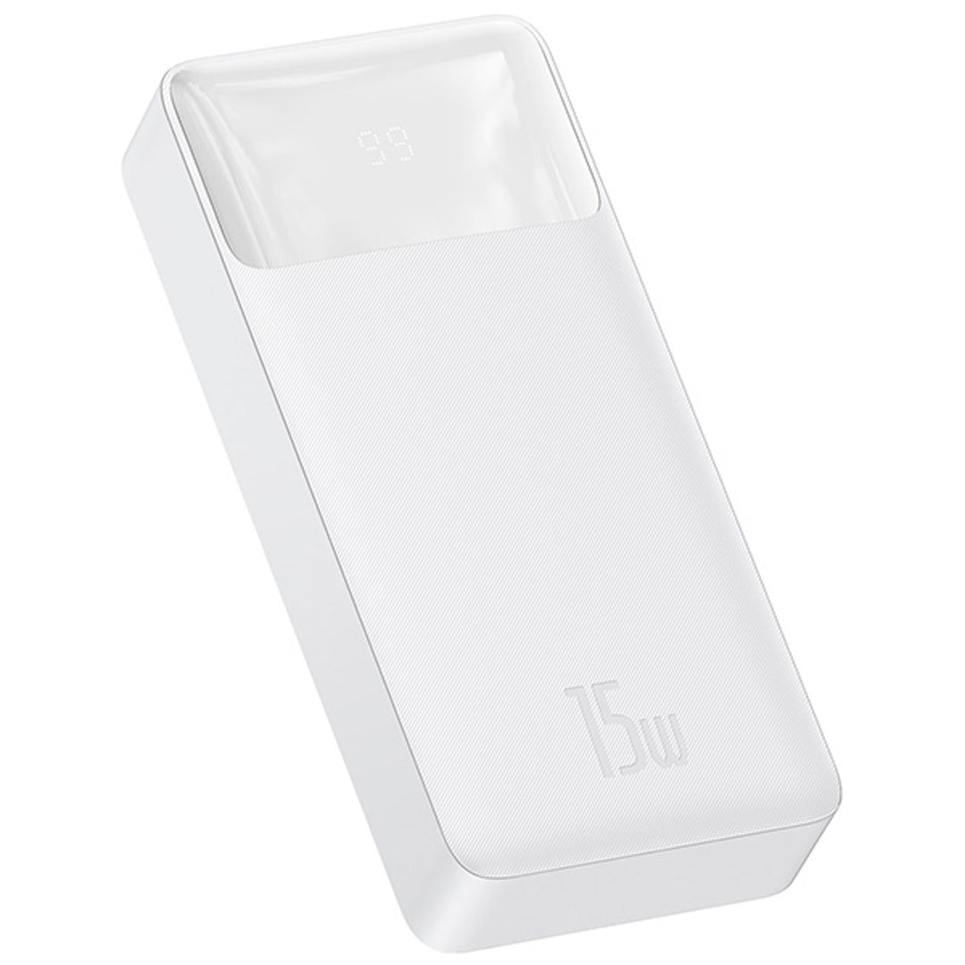 BASEUS Power Bank Bipow 20000mAh, 2xUSB, USB-C, 15W (PPDML-J02) blanco