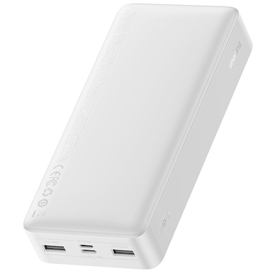 BASEUS Power Bank Bipow 20000mAh, 2xUSB, USB-C, 15W (PPDML-J02) weiß