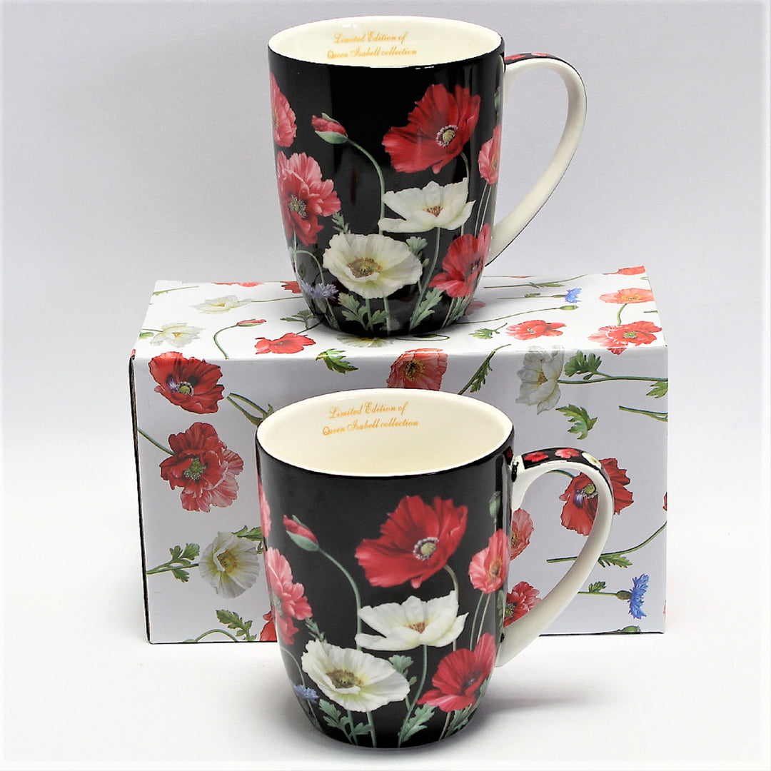 Queen Isabell coffee, tea gift mugs W22PB51-2-06061