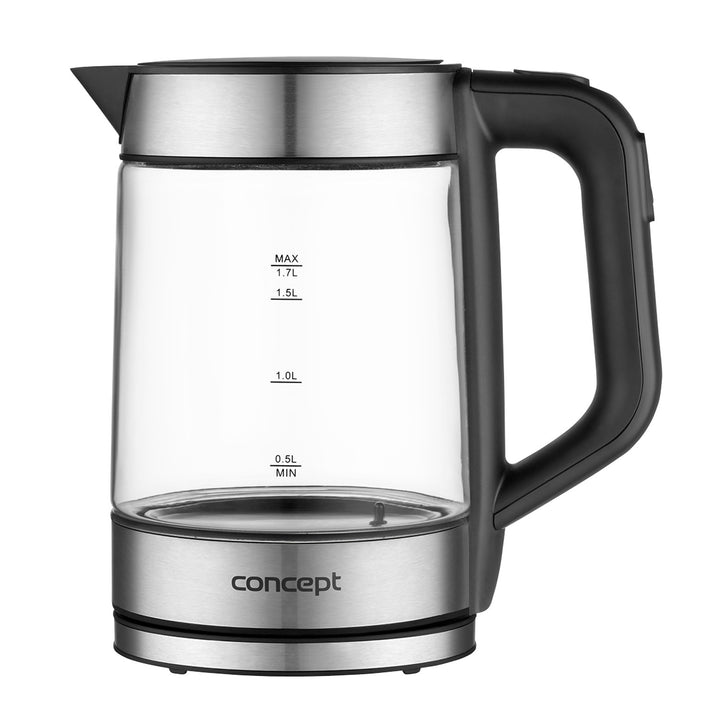 Concept Glass Electric Kettle 1.7L Temperature Control Keep Warm Function 2200W