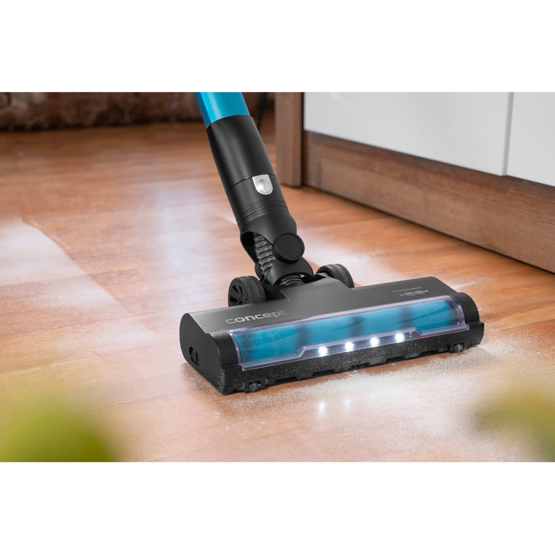 Concept Cordless Vacuum Cleaner Direct Air 14.8V Handheld Upright Microfiber Brush 2 Power Levels