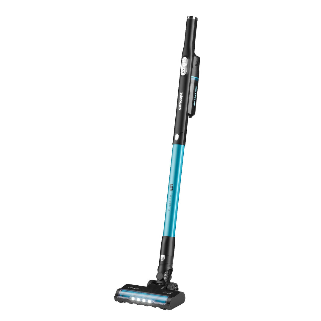 Concept Cordless Vacuum Cleaner Direct Air 14.8V Handheld Upright Microfiber Brush 2 Power Levels