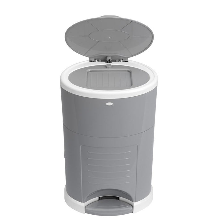 Korbell Nappy Disposal Bin 16L Grey Odour Free Disposal System Nursery Home