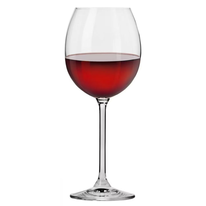 Venezia red wine glasses 350 ml Krosno Glass (set of 6 pcs)