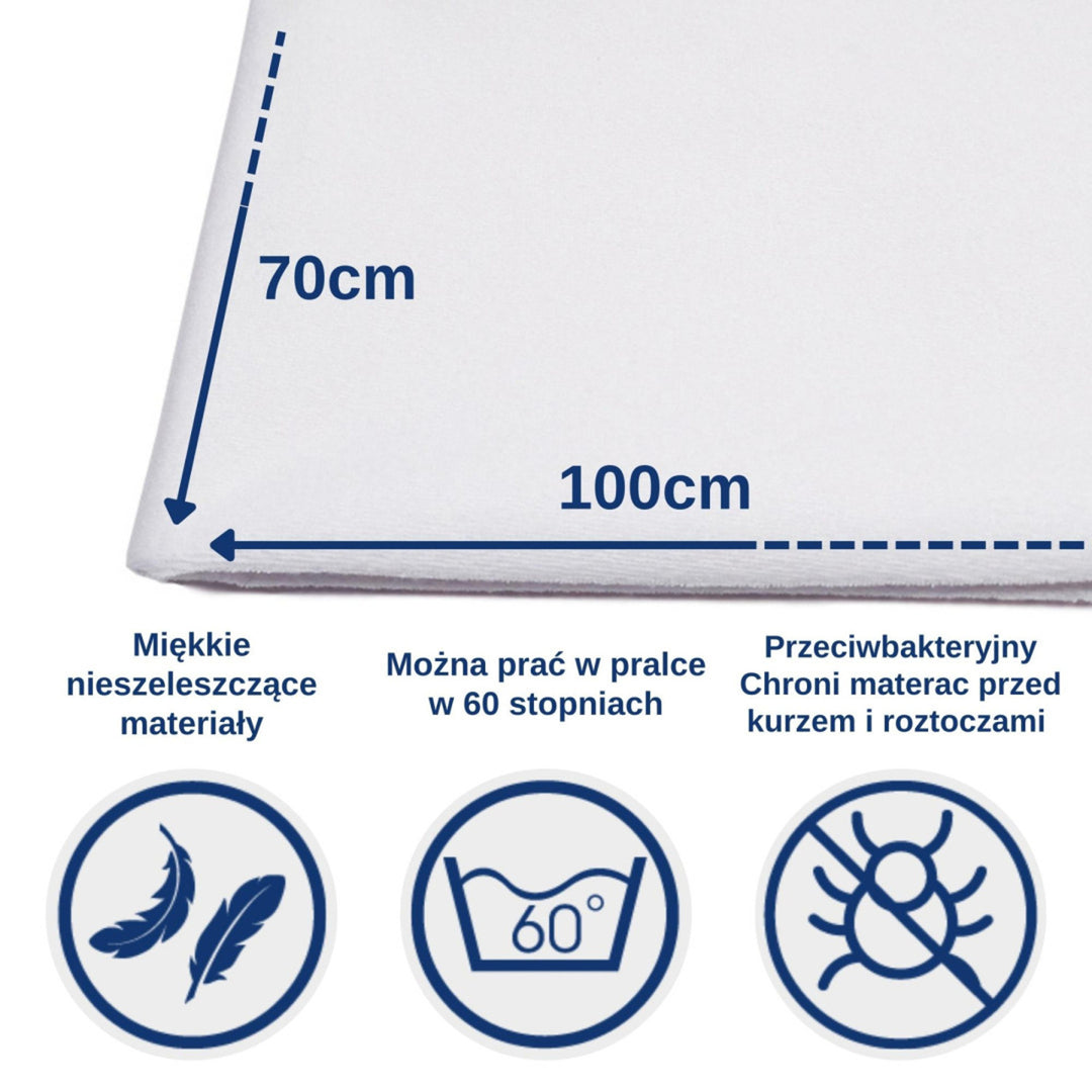 Snibbs waterproof protector,froth rubberized, 70x100 cm
