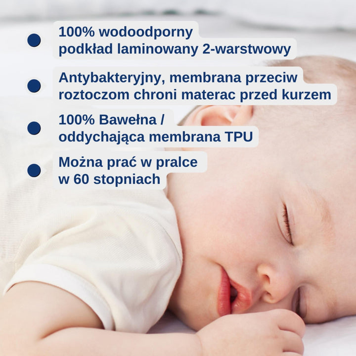 Snibbs waterproof protector,froth rubberized, 70x100 cm