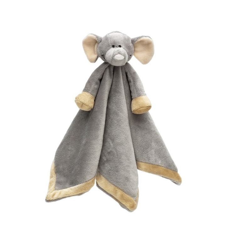 Diinglisar Schmusedecke, weicher Stoff, grauer Elefant, 35 cm, T-TED-01487 4