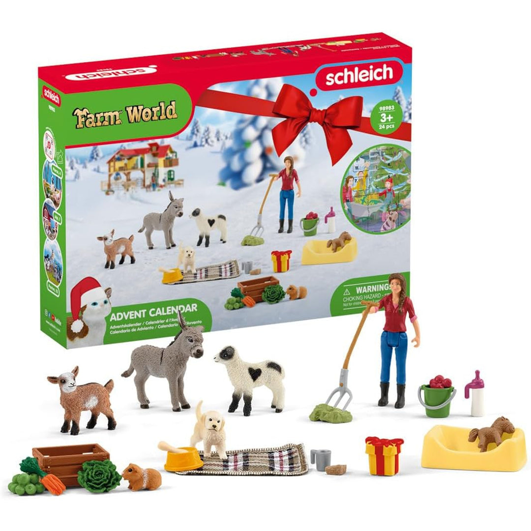 Schleich Farm World Adventskalender 2024 SLH98983 Figuren