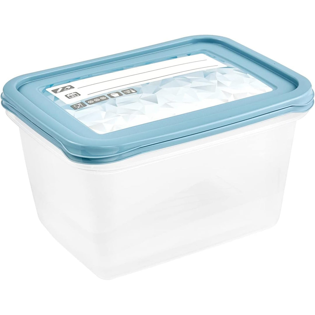 Keeeper - Vershoudbakjes set van 2 stuks - 2000 ml - Mia Magic Ice - Blauw