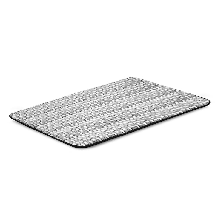 AIO MATAPOL80/60KOS Dog Bed Pet Mat Non-Slip Soft Fleece, 80x60 cm, grey,