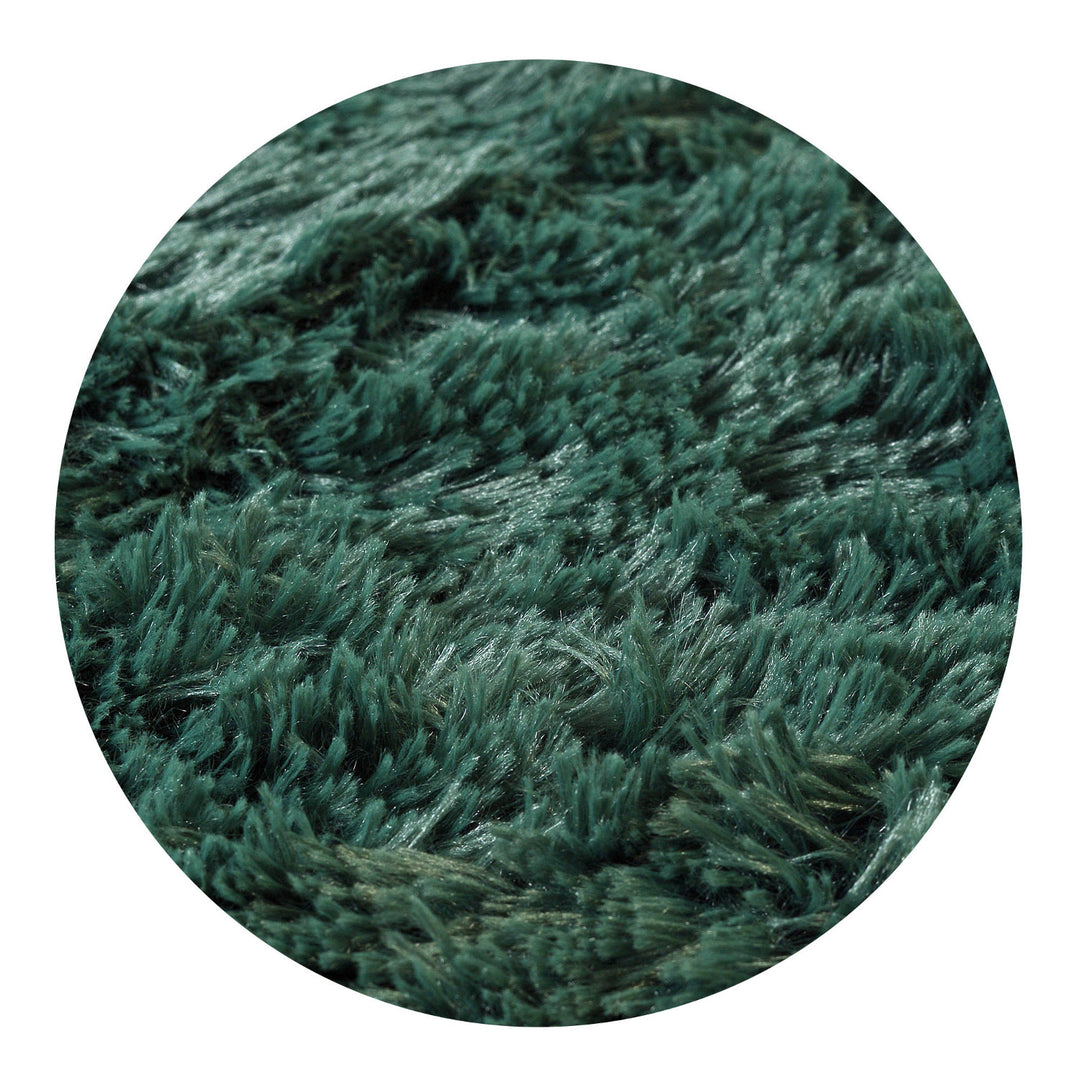 Tapis en peluche, poils courts, antidérapant, 120 x 160 cm, vert, DYWSHA120/160ZIE