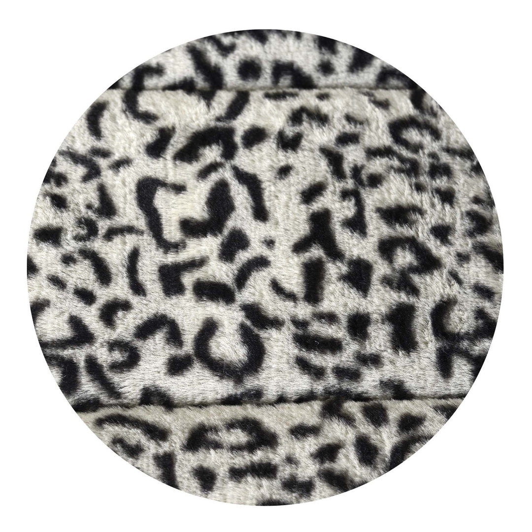 Plush carpet, imitation rabbit fur, non-slip, 120 x 160 cm, Siberian pattern, DYWRAB120/160SYB