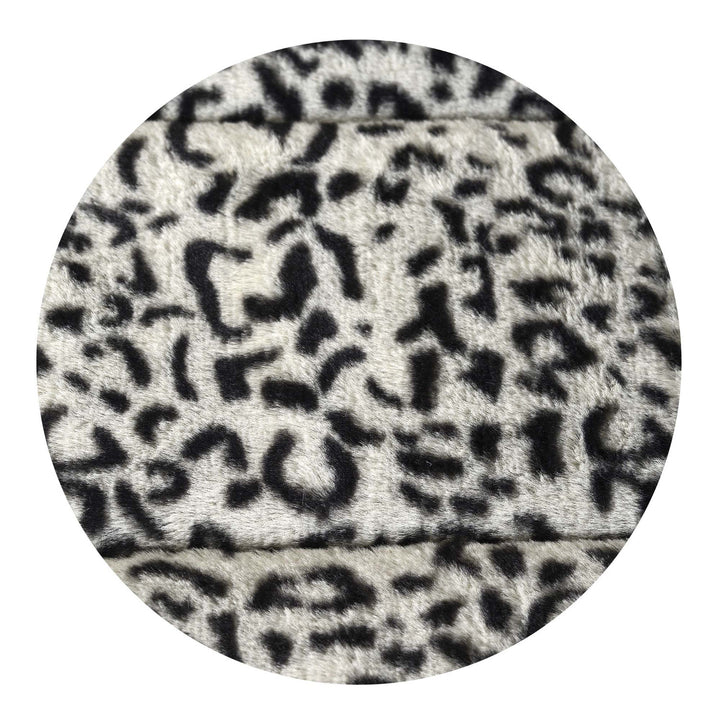 Plush carpet, imitation rabbit fur, non-slip, 120 x 160 cm, Siberian pattern, DYWRAB120/160SYB