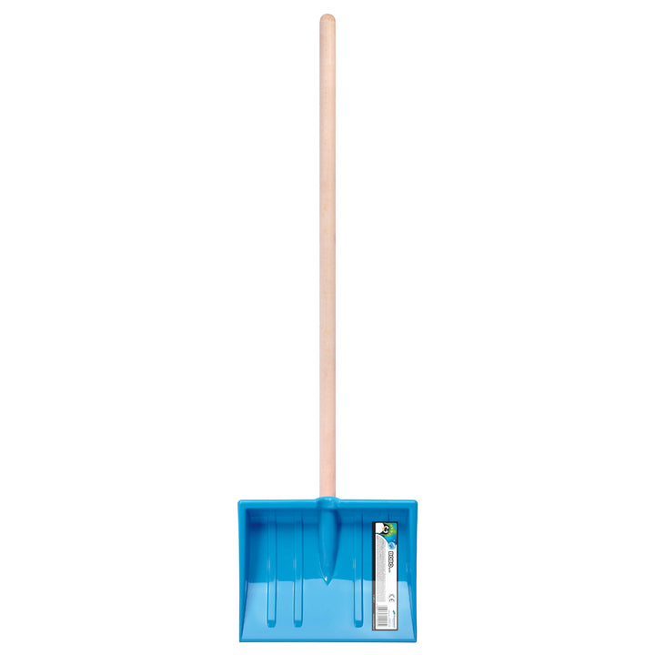 Prosperplast Schneeschaufel, für Kinder, Holzgriff, blau, Bobo