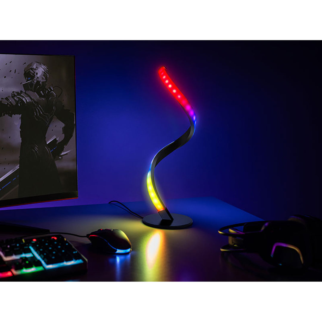 Lámpara Decorativa de Mesa Control Remoto TRACER Ambience RGB - Smart Spiral