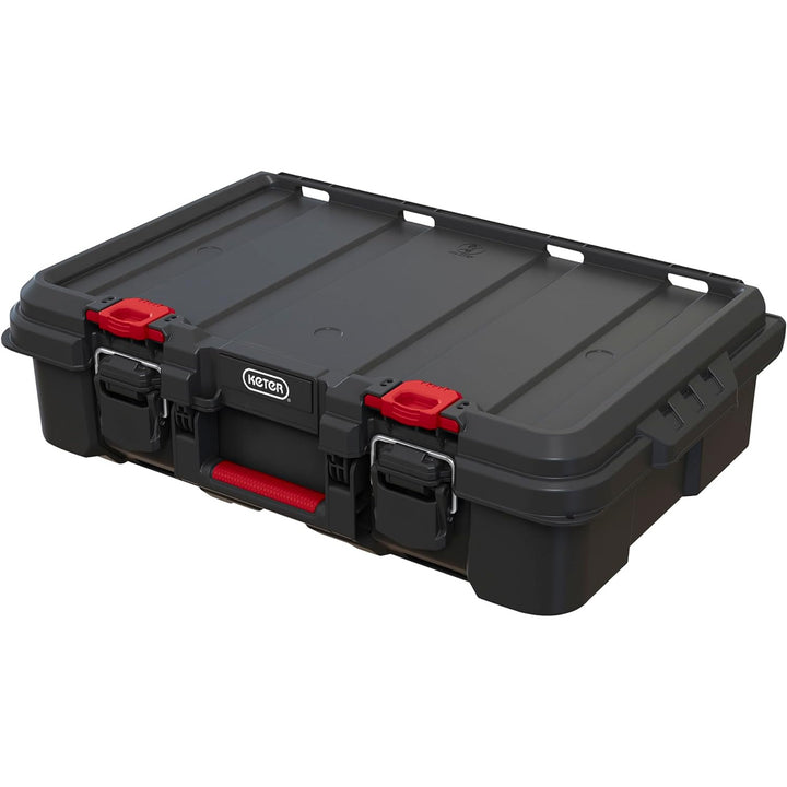 Keter tool case, removable compartments, organizer, black, Stack'N'Roll 253382