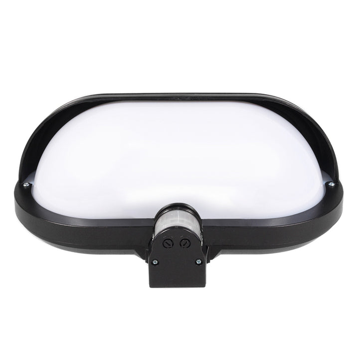 Maclean MCE33B wall luminaire, with PIR sensor, max. 60W, 180° + LED 4W