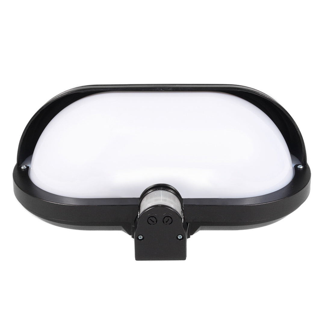 Maclean MCE33B wall luminaire, with PIR sensor, max. 60W, 180° + LED 11W