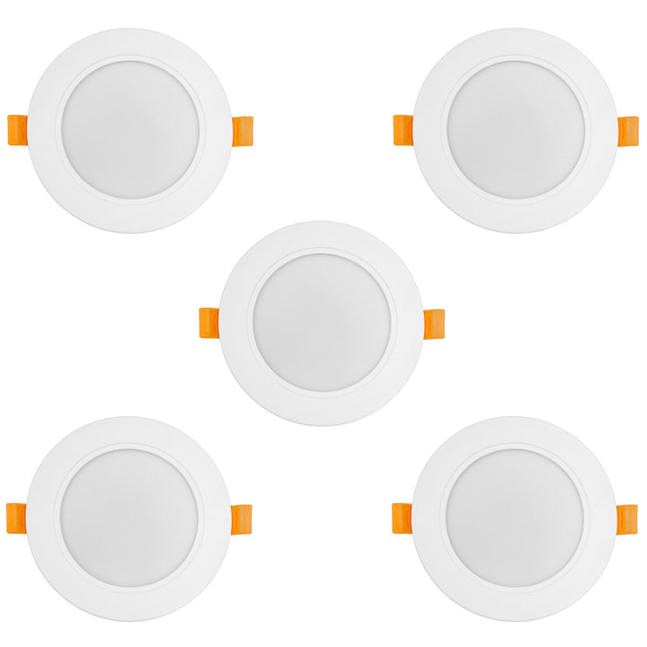 5x Maclean LED-Deckenpaneel, bündig montiert SLIM, 9W, Neutralweiß 4000K, 120*26mm, 900lm, MCE371 R