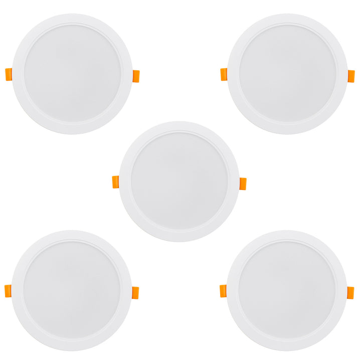 5x Maclean LED-Deckenpaneel, bündig montiert SLIM, 18W, Neutralweiß 4000K, 170*26mm, 1900 lm, MCE372 R