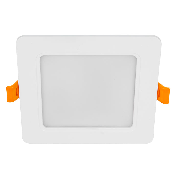 Maclean  MCE373 S/MCE378 S Plaque de plafond LED  encastrée SLIM 9W blanc neutre 4000K 120x120x26mm 900lm + adaptateur pour montage en surface