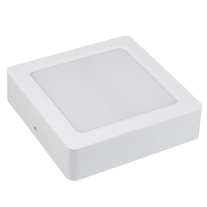 Maclean MCE374 S LED ceiling panel, flush-mounted SLIM, 18W, Neutral White 4000K, 170*170*26mm, 1800lm + Maclean MCE379 S surface adapter