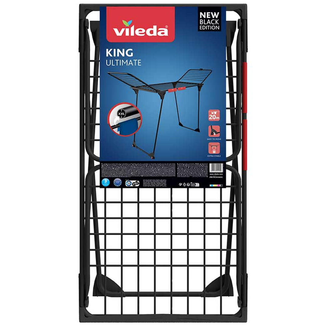 Vileda King Ultimate Secadora 20m Superficie de Secado, enlaces XXL