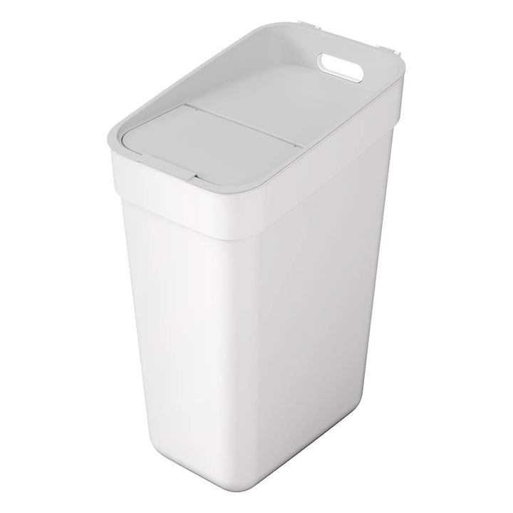 Curver Ready To Collect Line Rubbish Bin Trash Garbage Can, for Segregation, 30 liters, White