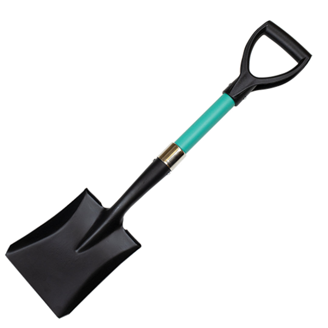 Greenmill GR9135Pala con Mango de Fibra de Vidrio, Mini Pala Cuadrada 72cm