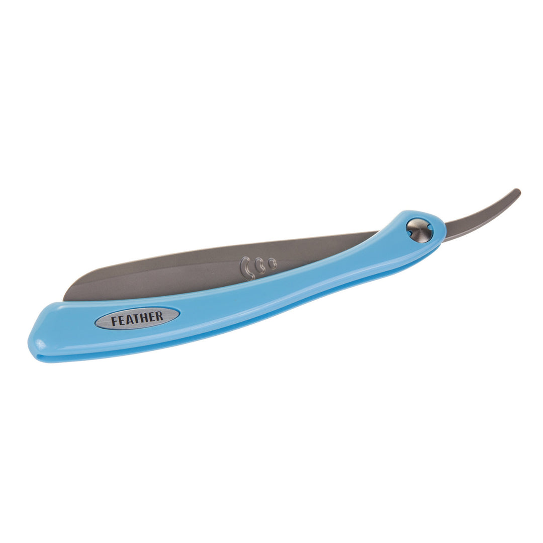 Feather Blue Razor Feather Professional Artist Club razor, razor blade, blue handle ...