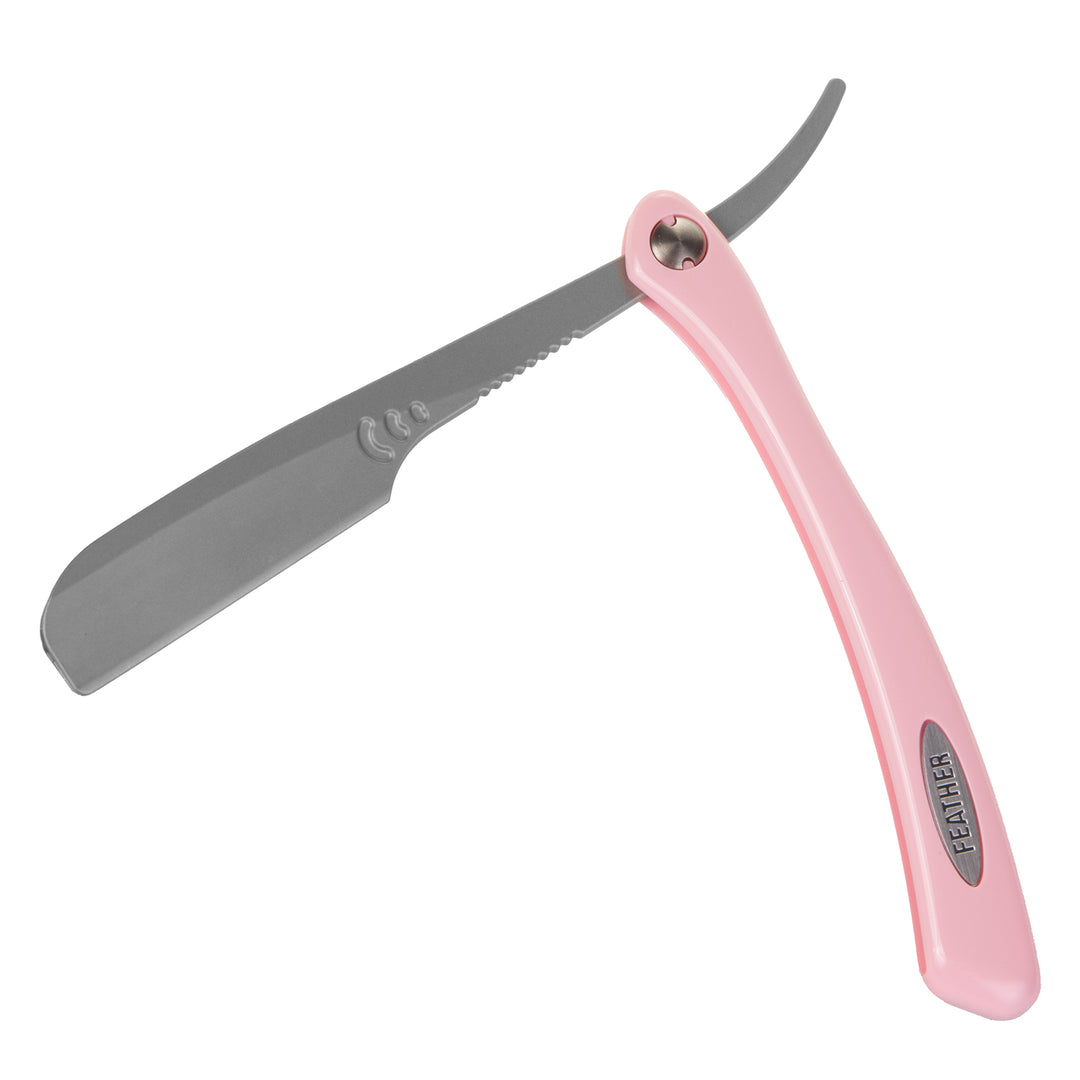 Feather Professional Artist Club ACSR-RP razor, razor blade, pink handle