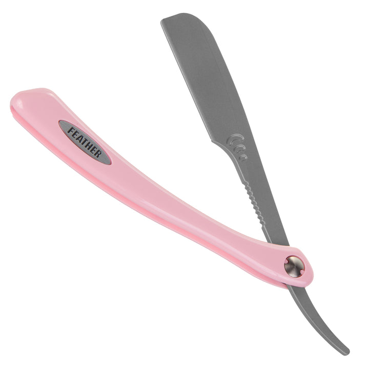 Feather Professional Artist Club ACSR-RP razor, razor blade, pink handle