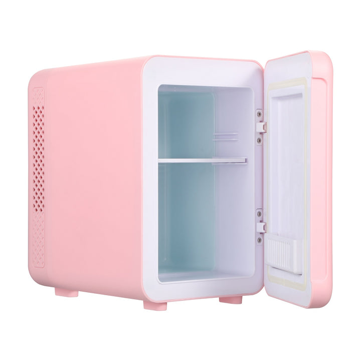 Adler AD 8084 portable refrigerator, cooling and heating, for home and car, 4L, pink