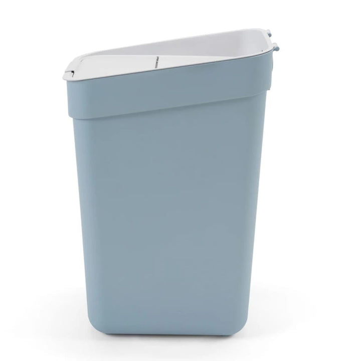 Curver Ready To Collect Line Rubbish Bin Trash Garbage Can, for Segregation, 30 liters, Grey-blue